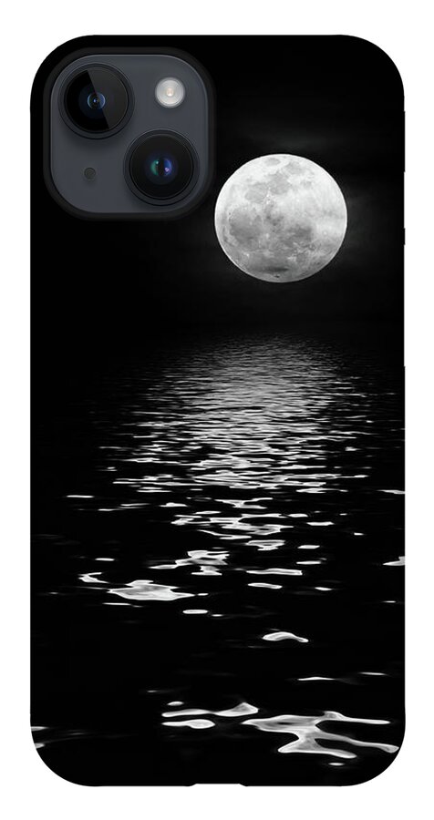Dawn Currie Photography iPhone Case featuring the photograph Moonrise Over the Atlantic by Dawn Currie