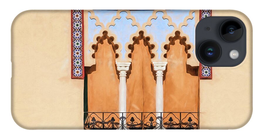 Arabic iPhone Case featuring the photograph Moorish Window II by David Letts