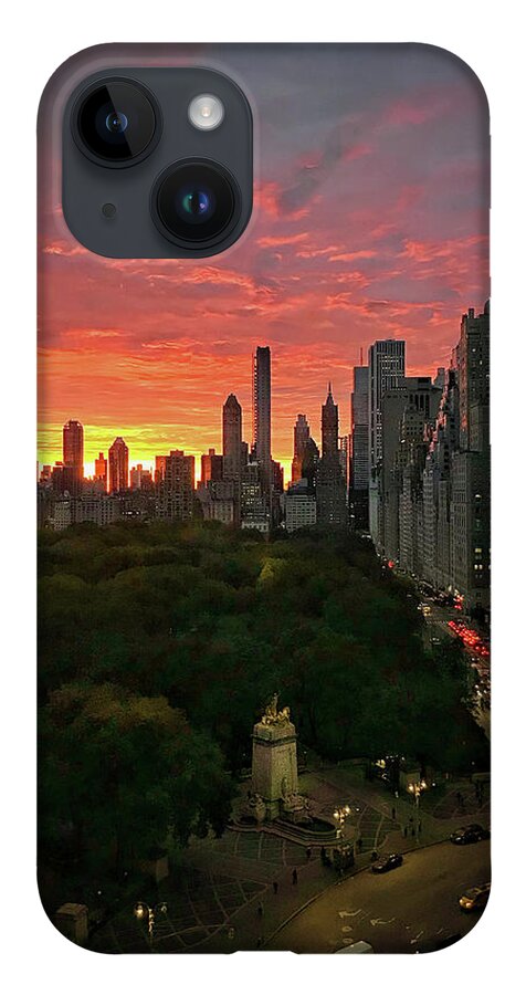 Central Park iPhone 14 Case featuring the photograph Morning in the City by Frank Mari