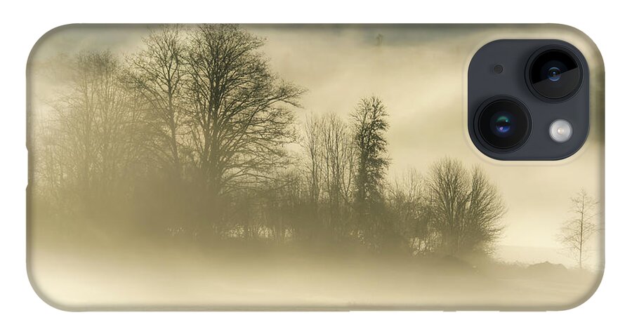 Fog iPhone Case featuring the photograph Morning Mood 0741 by Kristina Rinell