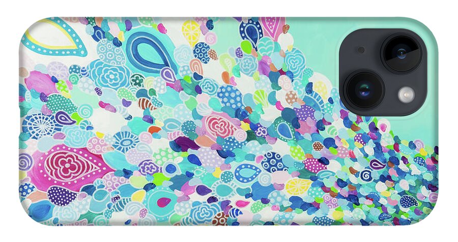 Pattern Art iPhone Case featuring the painting Morning Tide by Beth Ann Scott