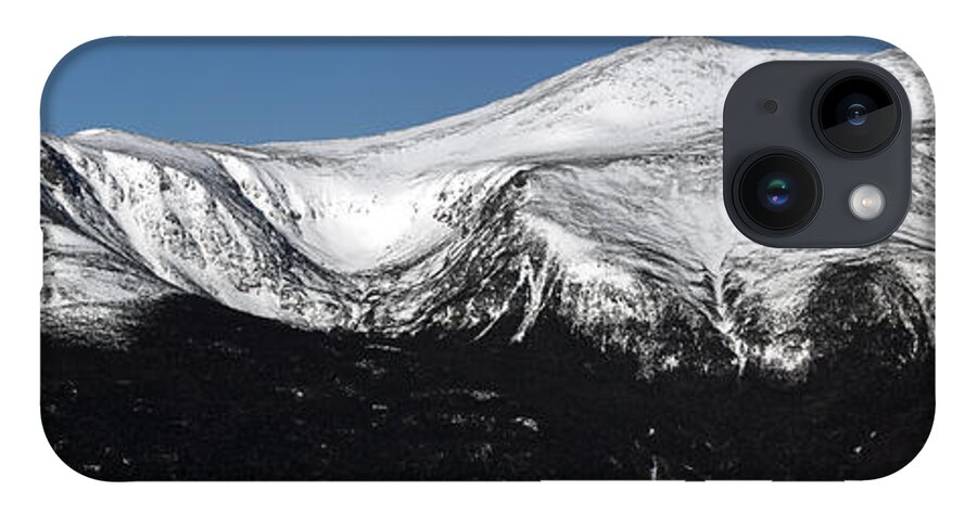 New Hampshire iPhone 14 Case featuring the photograph Mount Washington East Slope Panoramic by Brett Pelletier