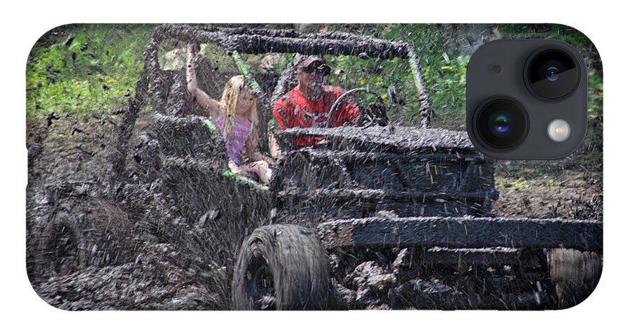 Mud iPhone Case featuring the photograph Mud Bogging by Mary Lee Dereske