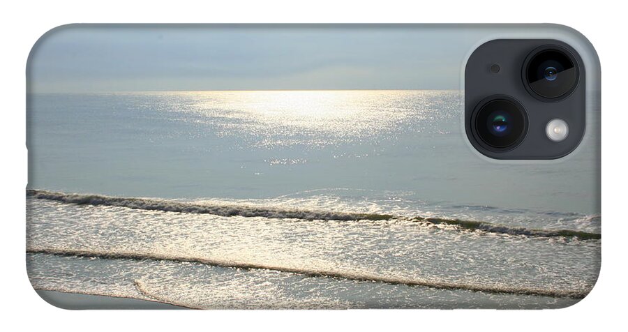 Seascape iPhone 14 Case featuring the photograph My morning run by Julie Lueders 