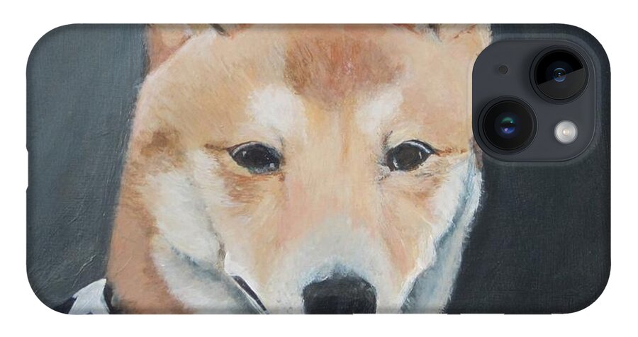Nala iPhone Case featuring the painting Nala by Paula Pagliughi