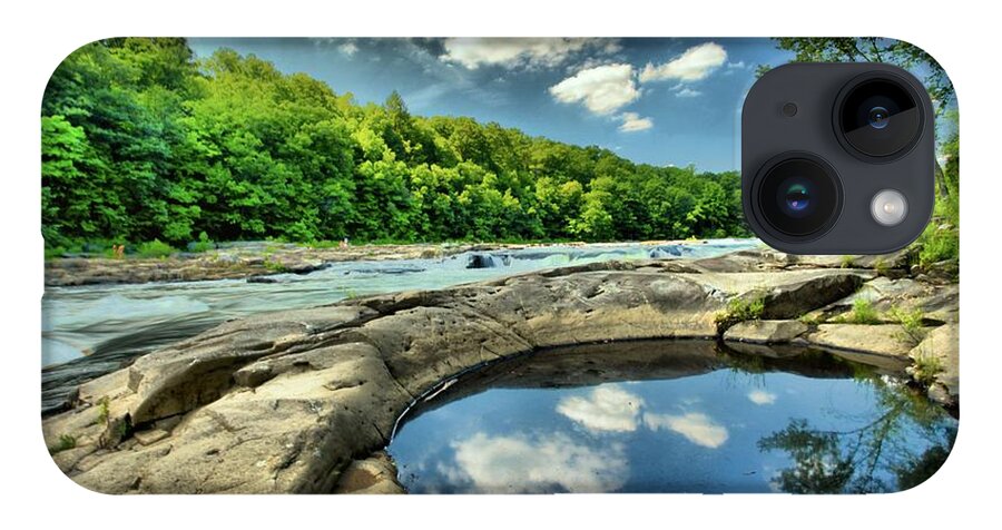 Youghiogheny River iPhone Case featuring the photograph Natural Swimming Pool by Adam Jewell