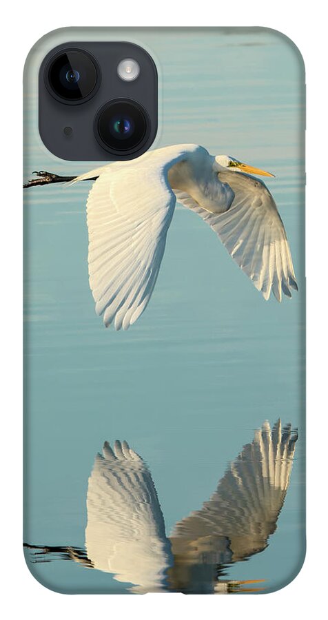 Bird iPhone 14 Case featuring the photograph Nature's Mirror by Artful Imagery