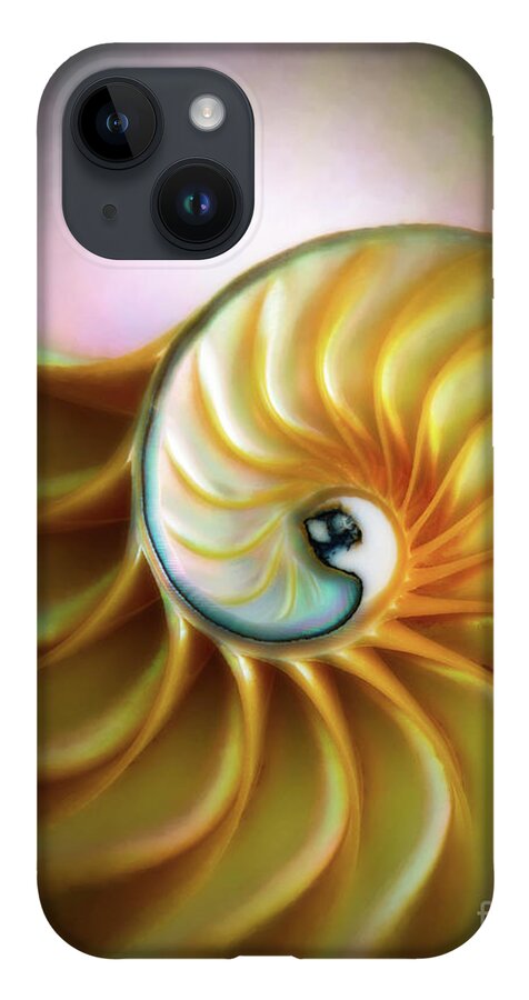 Fine Art Photography iPhone 14 Case featuring the photograph Nautilus #3, Sunrise by John Strong