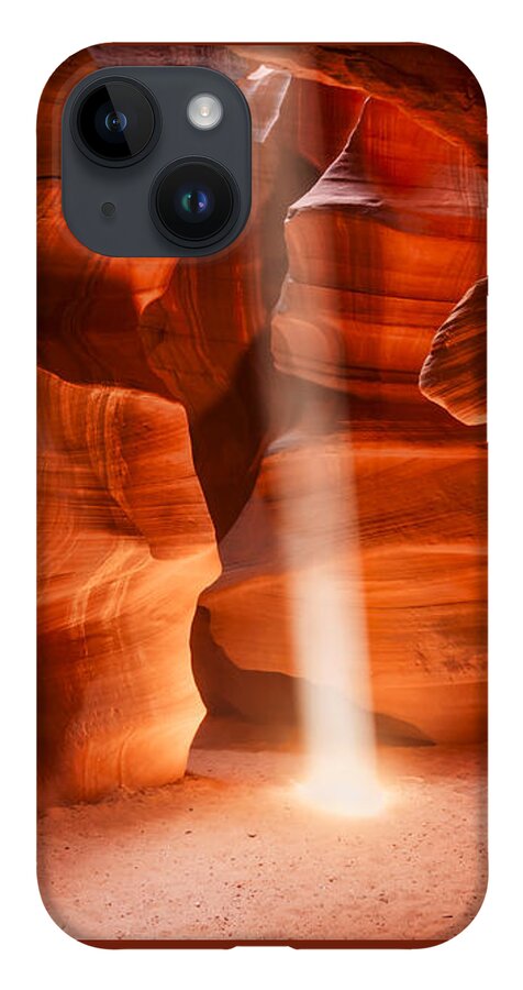 Antelope Canyon iPhone 14 Case featuring the photograph Navajo Light by Dan McGeorge