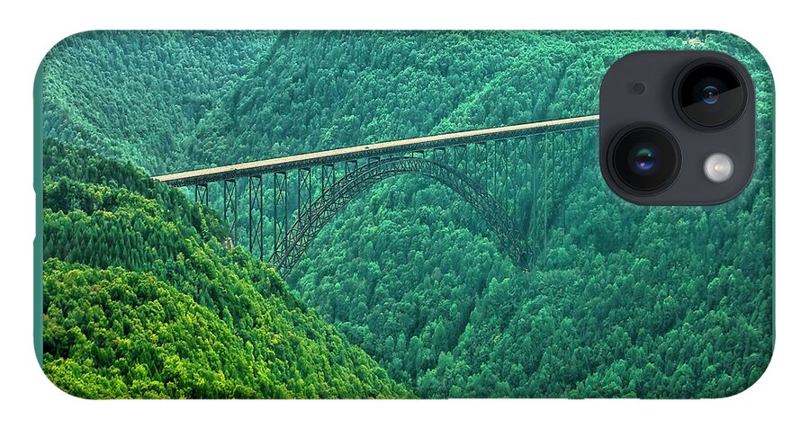 Scenicfotos iPhone 14 Case featuring the photograph New River Gorge Bridge by Mark Allen