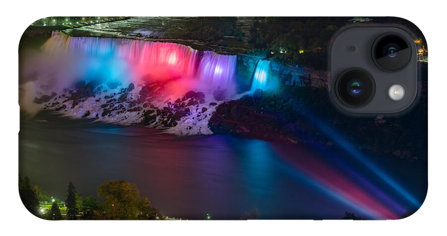 2:1 iPhone Case featuring the photograph Niagara Falls at Night #2 by Mark Rogers