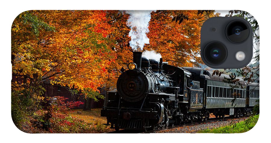 #jefffolger iPhone Case featuring the photograph No. 40 passing the fall colors by Jeff Folger
