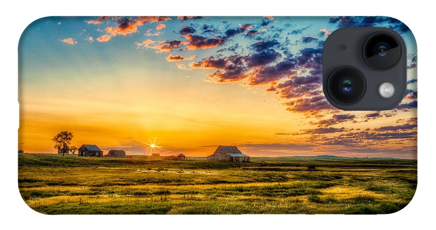 Barn iPhone 14 Case featuring the photograph North Dakota Pastoral by Rikk Flohr