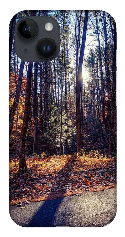  iPhone 14 Case featuring the photograph November light by Kendall McKernon