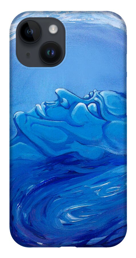 Ocean iPhone Case featuring the painting Ocean Spirit by Kevin Middleton