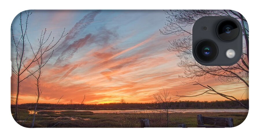 Sunset iPhone Case featuring the photograph Old Bog Sunset by Beth Sawickie