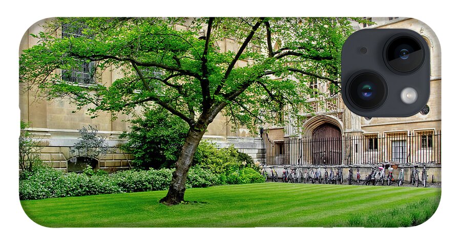 Old Court iPhone Case featuring the photograph Old court. Clare College. by Elena Perelman