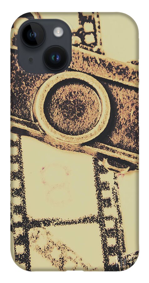 Photo iPhone 14 Case featuring the photograph Old film camera by Jorgo Photography