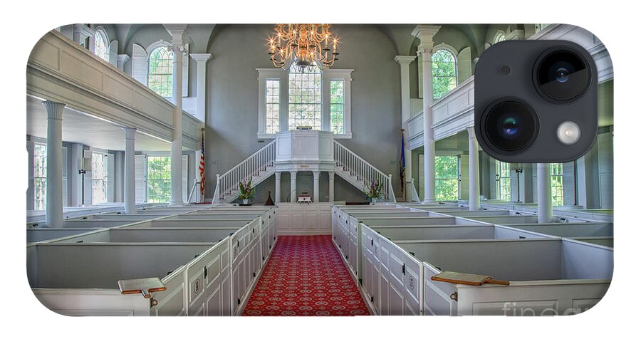 Church iPhone 14 Case featuring the photograph Old First Church Interior by Rod Best