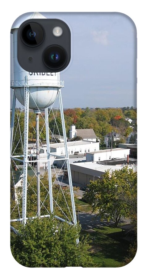 Old Gridley Water Tower iPhone 14 Case featuring the photograph Old Gridley Water Tower by Dylan Punke