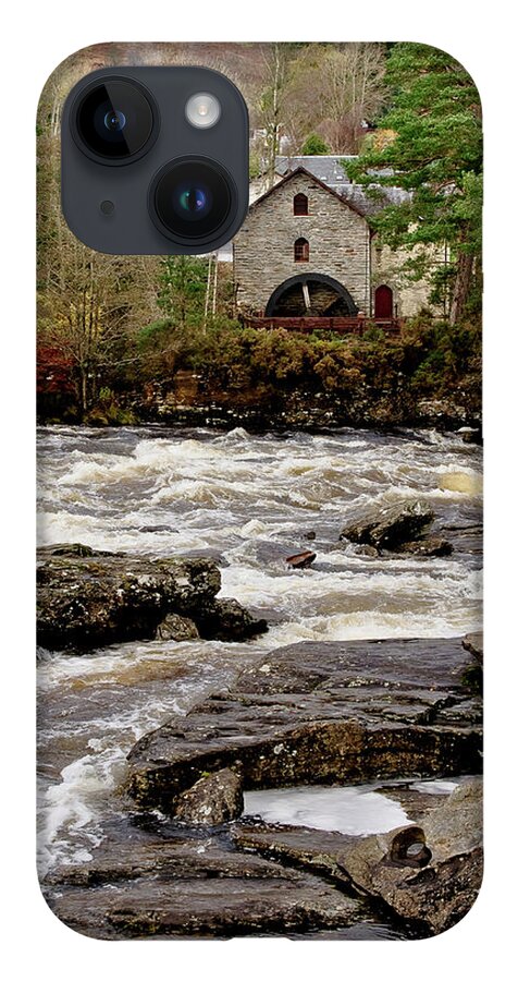Old Mill iPhone Case featuring the photograph Old Mill at Dochart waterfalls by Elena Perelman