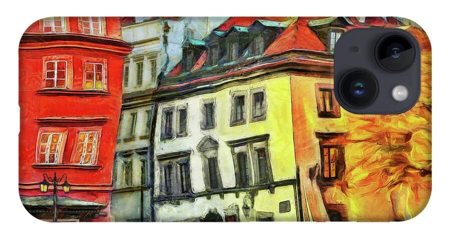  iPhone 14 Case featuring the photograph Old Town in Warsaw # 27 by Aleksander Rotner