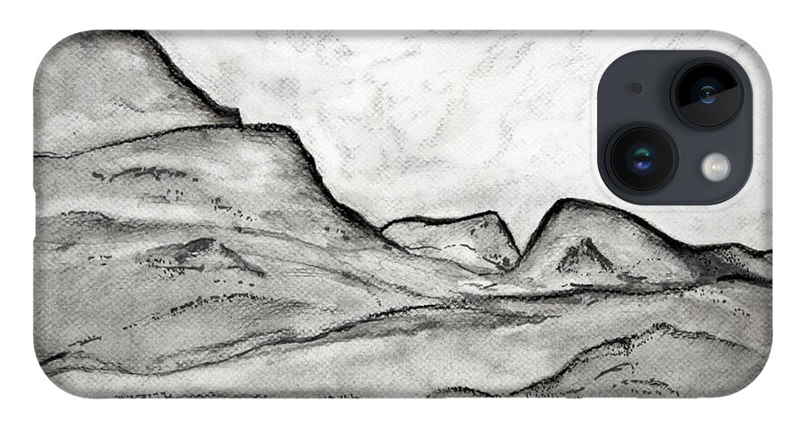  iPhone 14 Case featuring the painting On The East Face by Kathleen Barnes