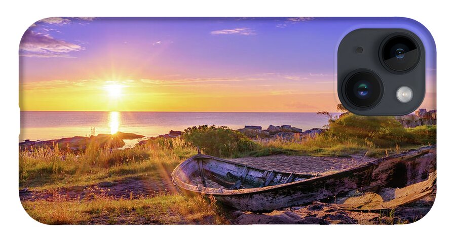 Baltic iPhone 14 Case featuring the photograph On the last shore by Dmytro Korol