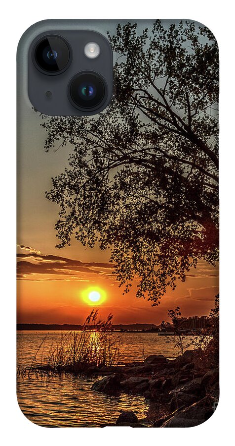 Sunset iPhone 14 Case featuring the photograph Onondage Lake Sunset by Rod Best