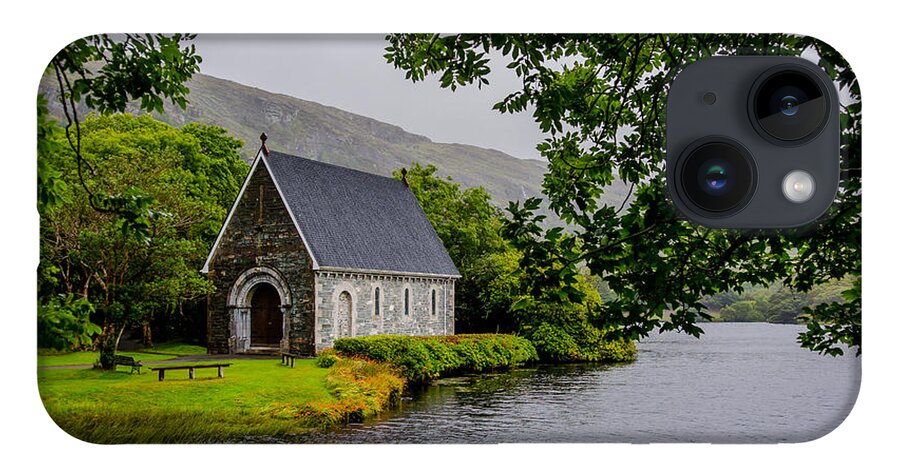 Oratory iPhone Case featuring the photograph Oratory in Gougane Barra National Park in Ireland by Andreas Berthold