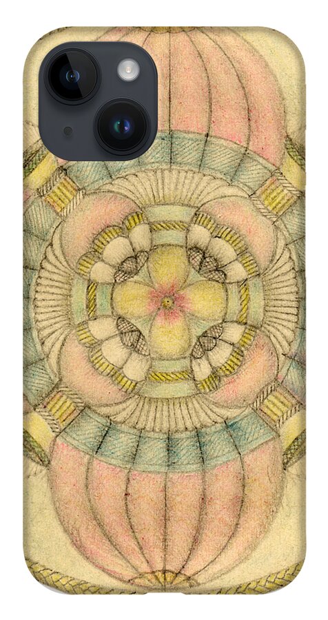 J Alexander iPhone Case featuring the drawing Ouroboros ja087 by Dar Freeland