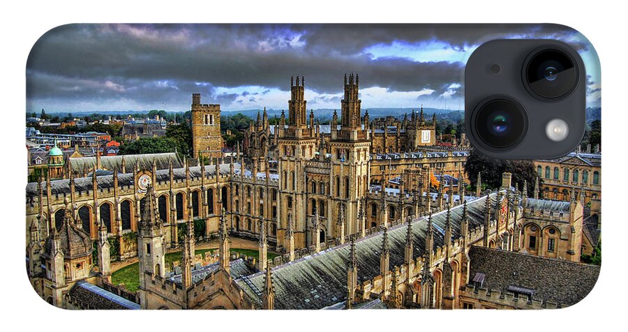 Oxford iPhone 14 Case featuring the photograph Oxford University - All Souls College by Yhun Suarez