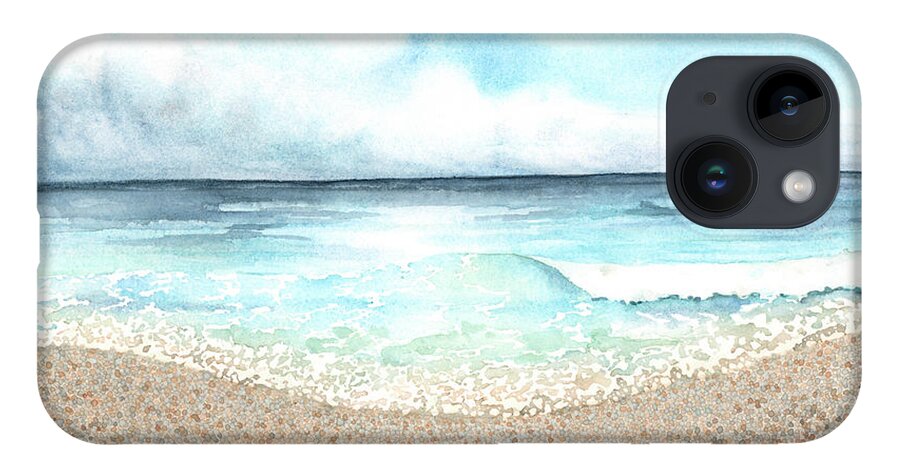 Gulf Coast iPhone 14 Case featuring the painting Peaceful, Easy Feeling by Hilda Wagner