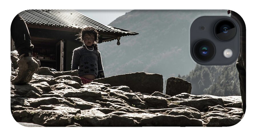 Nepal iPhone Case featuring the photograph People Watching by Owen Weber