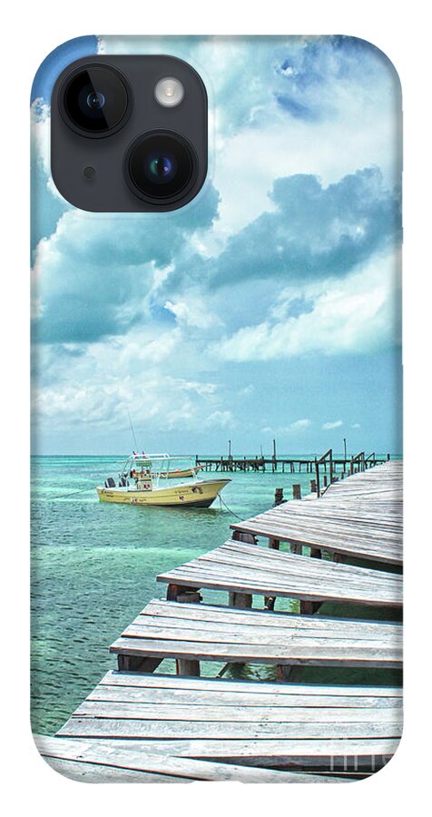 Piano iPhone 14 Case featuring the photograph Piano Key Pier by Becqi Sherman