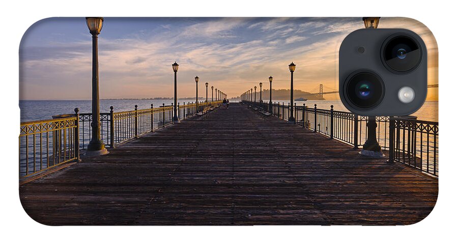 Pier iPhone 14 Case featuring the photograph Pier 7 by Dominique Dubied