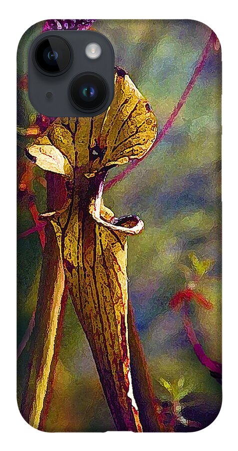 Pitcher Plant iPhone 14 Case featuring the photograph Pitcher Plant by Janis Senungetuk