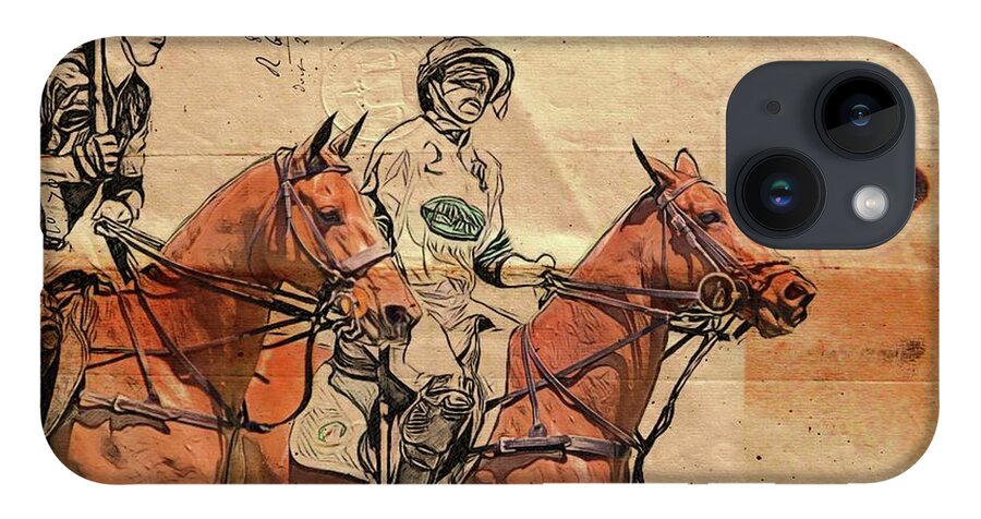 Alicegipsonphotographs iPhone Case featuring the photograph Polo Horses by Alice Gipson