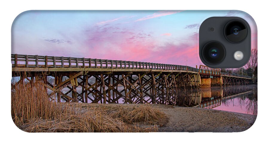 Port Republic iPhone 14 Case featuring the photograph Port Republic Nacote Creek Bridge by Kristia Adams