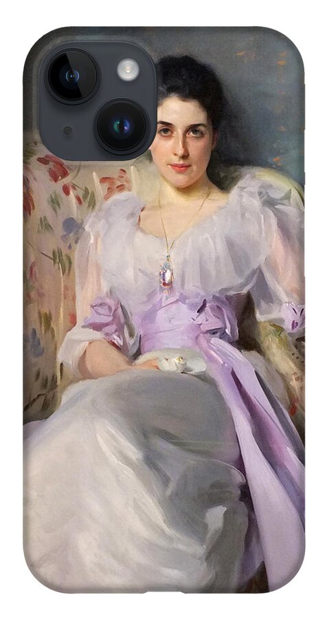 John Singer Sargent iPhone Case featuring the painting Portrait of Lady Agnew of Lochnaw by John Singer Sargent