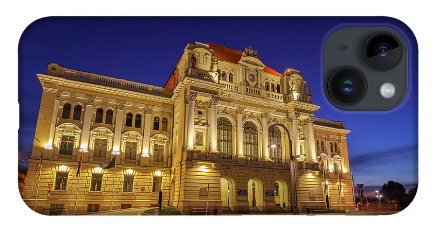 Oradea iPhone Case featuring the photograph Primaria Oradea, Oradea City Hall, Oradea, Romania by Rick Deacon