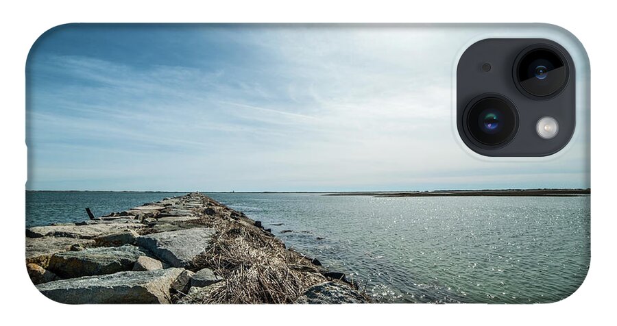 Provincetown iPhone 14 Case featuring the photograph Provincetown Breakwater by Michael James