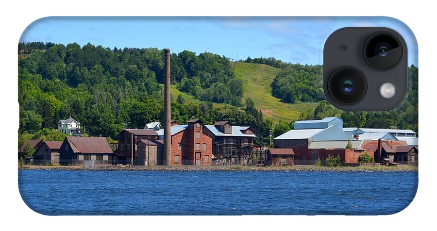 Keweenaw iPhone 14 Case featuring the photograph Quincy Smelting Works by Keith Stokes