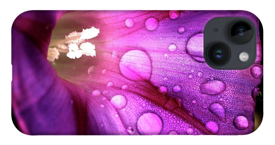 iPhone 14 Case featuring the digital art Raindrop by Darcy Dietrich