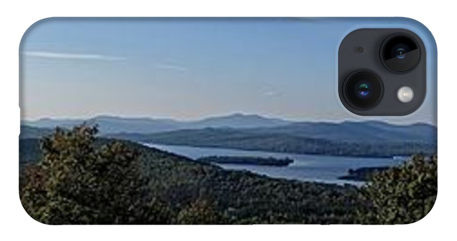 Lake iPhone 14 Case featuring the photograph Rangeley Lake Sunset Panoramic by Russ Considine