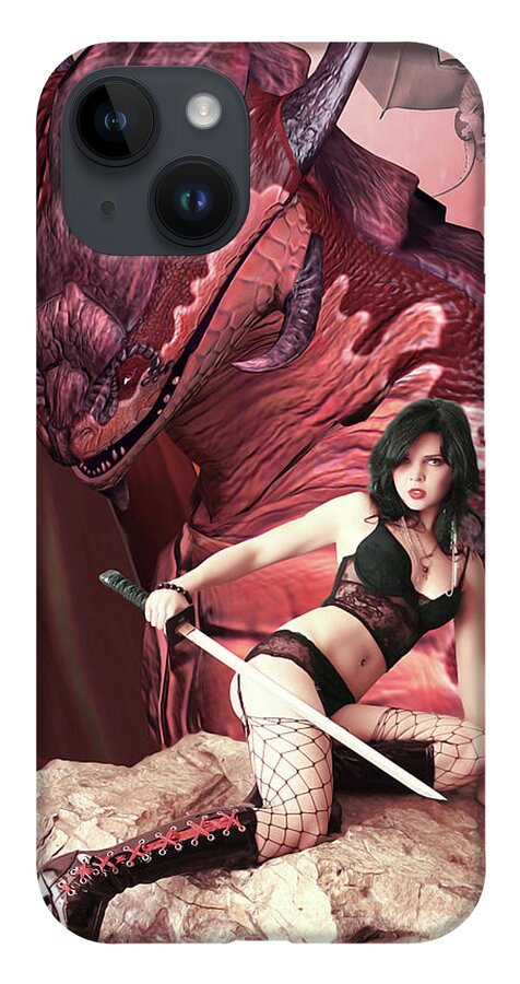 Dragon iPhone 14 Case featuring the photograph Rebel Dragon by Jon Volden