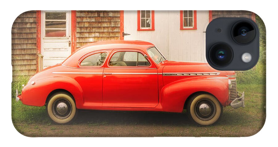 Auto iPhone 14 Case featuring the photograph Red 41 Coupe by Craig J Satterlee