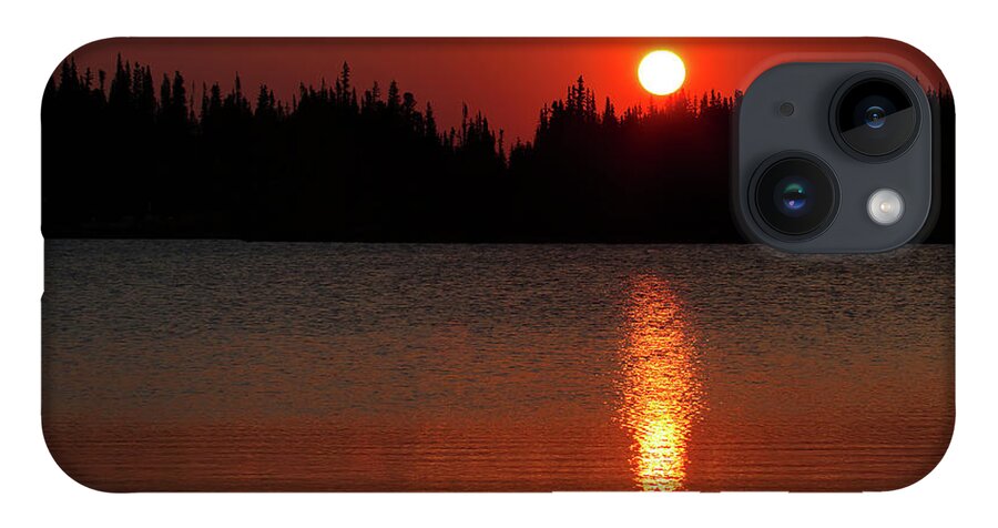 Sunrises iPhone Case featuring the photograph Red Dawn by Jim Garrison