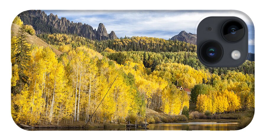 Autumn iPhone 14 Case featuring the photograph Reflection with Ophir Needles II by Denise Bush