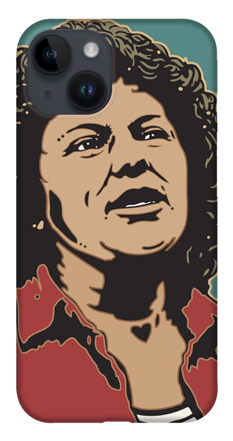 Berta iPhone Case featuring the digital art Remember Berta Caceres by Linda Ruiz-Lozito